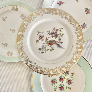 Location mariage vaisselle collections vintage or mint