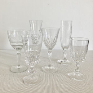 Location mariage verres cristal événement Pays Basque